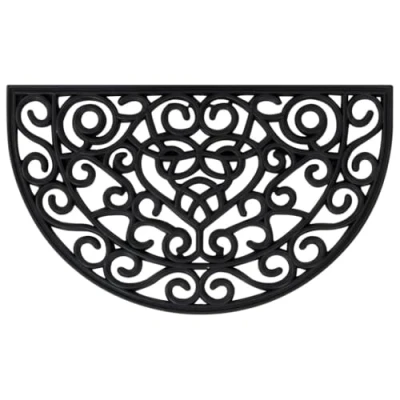 Afbeelding van Deurmat halfrond 45x75 cm rubber