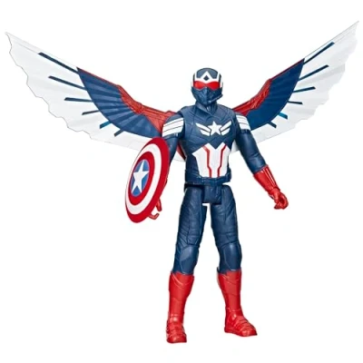 Image de Figurine Avengers Marvel Studios Captain America Brave New World Titan Hero Series Deluxe