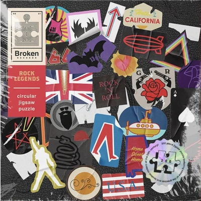 Afbeelding van Broken Records Puzzel (200 Stukjes) Rock