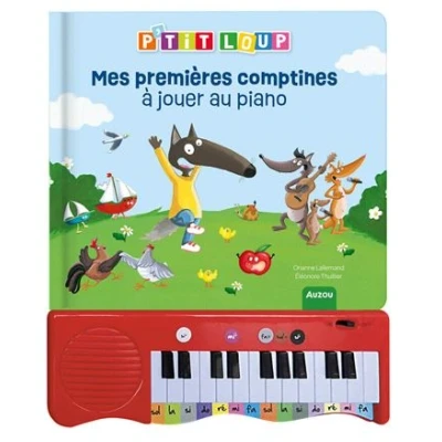 Image de Mon livre piano p&#039;tit loup mes 1eres comptines