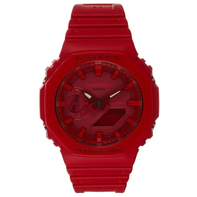 Afbeelding van G SHOCK GA2100 Horloge, Maat: One Size, Red