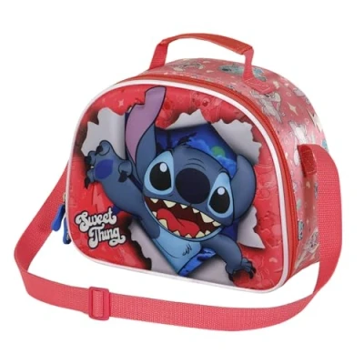Afbeelding van Disney Lilo and Stitch Thing 3D lunchtas, roze, 25,5 x 20 cm, Pink Thing, One Size, lunchtas