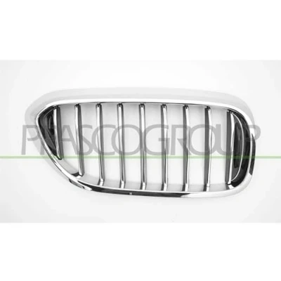 Afbeelding van PRASCO BM0522003 Grille Auto Rechts voor Zwart Chroom BMW: 5 Saloon, Touring
