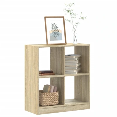 Afbeelding van Boekenkast 68,5x32x75 cm bewerkt hout sonoma eikenkleurig