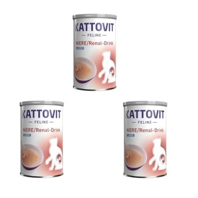 Afbeelding van Kattovit Drink Nieren Dubbelpak: Eend (24 x 135 ml)