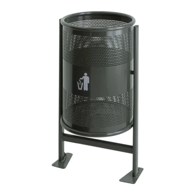 Afbeelding van Buitenafvalbak op statief 60 liter