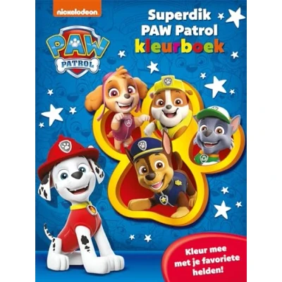 Afbeelding van PAW Patrol Superdik kleurboek