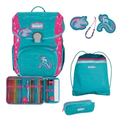 Afbeelding van Scout Neo Exklusiv Superflash Extreme Schooltas set 4 delig