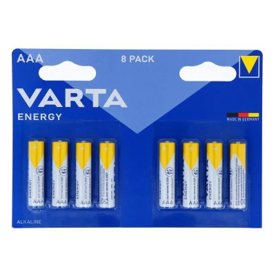 Afbeelding van Varta Batterijen Energy Alkaline LR03/AAA 1.5 Volt 8 Stuks