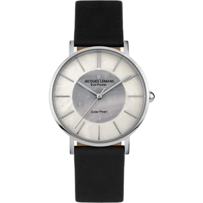 Afbeelding van Jacques Lemans Solar Horloge, Dames, Maat: One Size, Schwarz