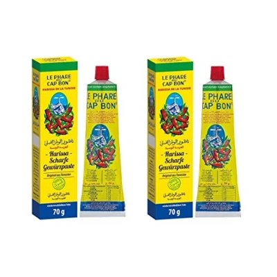 Afbeelding van Pamai Pai® 2 tubes Harissa pasta 70 g Tunesië Le Phare du Cap Bon