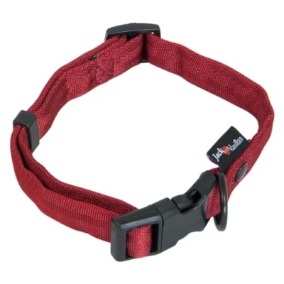 Afbeelding van Jack and Vanilla nylon halsband XL 39 65 cm rood