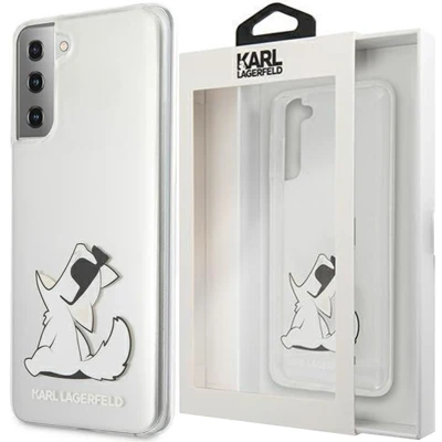 Afbeelding van Karl Lagerfeld KLHCS21MCFNRC S21+ G996 hardcase transparant Choupette Fun