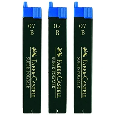 Afbeelding van Faber Castell Zeer fijne superpolymeervullingen (0,7 B, hoeveelheid 3)