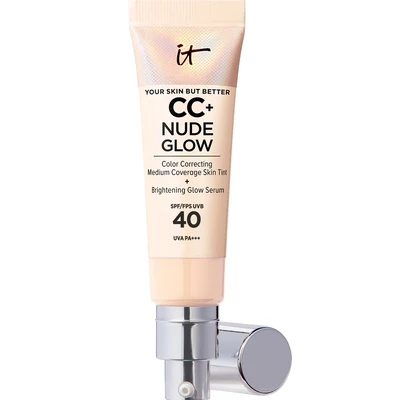 Afbeelding van IT Cosmetics Your Skin But Better CC+ Nude Glow SPF40 Foundation Met Serum Fair Light 32ml