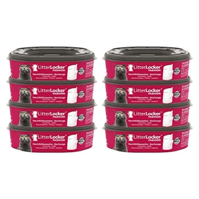 Image de LitterLocker Plus Lot de 8 recharges octogonales pour chats