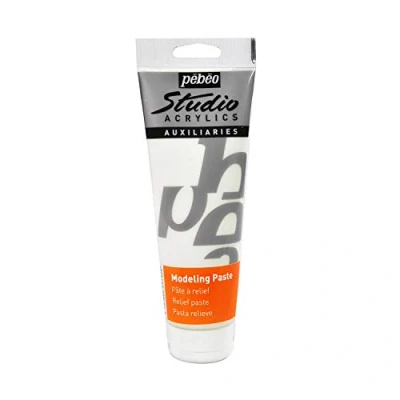 Afbeelding van Pébéo Modeling Paste Studio Acrylics reliëf en vulpasta 250 ml wit