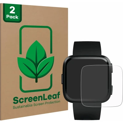 Afbeelding van ScreenLeaf Screenprotector voor Fitbit Versa / Lite Special Edition Duurzame schermbescherming Folie Beschermfolie transparant (2 Stuks)