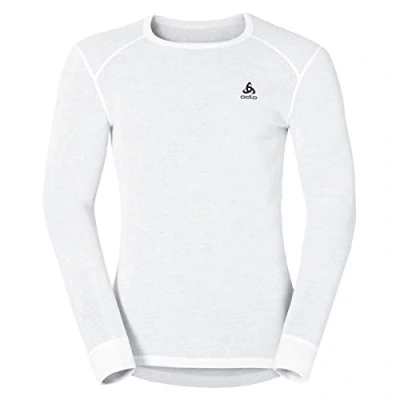 Afbeelding van Odlo BL TOP Crew neck l/s ACTIVE WARM ECO WIT Maat XS