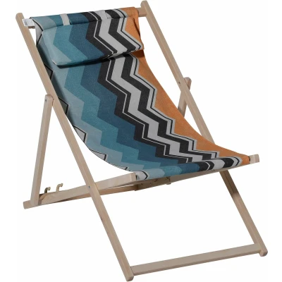Afbeelding van Madison beachchair Chris flame yellow