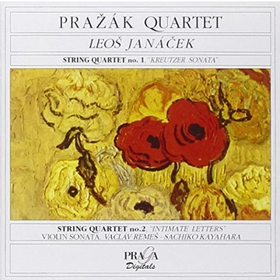 Afbeelding van Janacek: String Quartets, Violin Sonata / Prazak Quartet