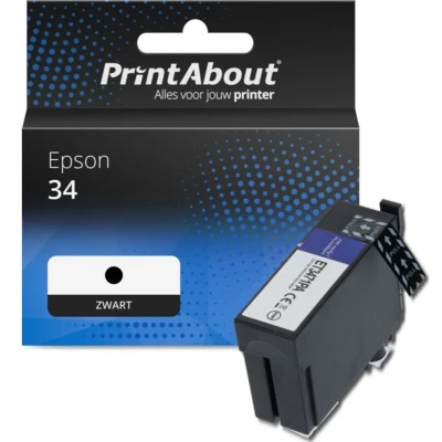 Afbeelding van Huismerk Epson 34 (C13T34614010) Inktcartridge Zwart