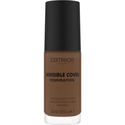 Afbeelding van Catrice Invisible Cover Foundation nr. 062W nude hydraterend langdurig natuurlijk voor droge huid veganistisch olievrij zonder parabenen microplasticdeeltjes 30 ml