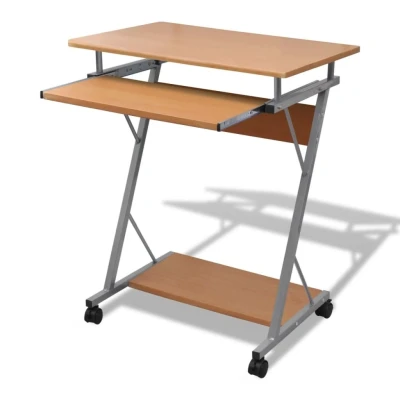 Afbeelding van Studenten computerbureau 60 x 40 74 cm (bruin)
