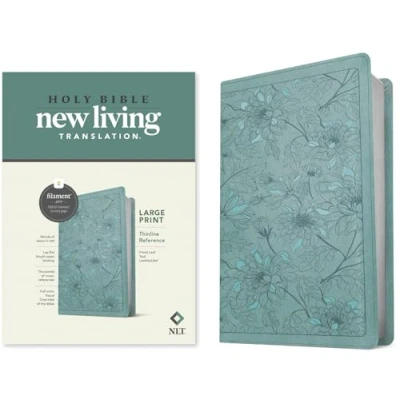 Afbeelding van NLT Large Print Thinline Reference Bible, Filament Edition