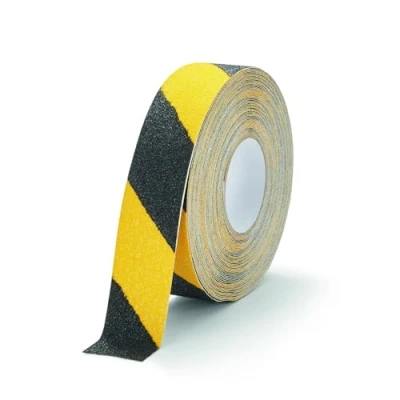 Afbeelding van Durable Duraline antisliptape Grip+ 50 mm x 15 m, geel/zwart vloersticker