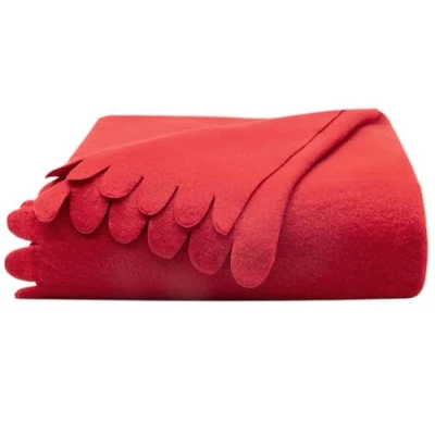Afbeelding van ZOLLNER Deken, fleece, 130 x 170 cm, 200 g/m², polyester, rood