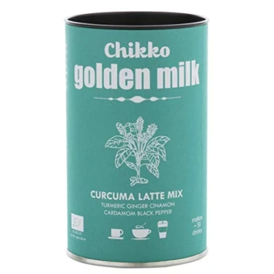 Afbeelding van Chikko Biologische Caffeïnevrije Koffievervanger Kurkuma Latte Mix 110 g