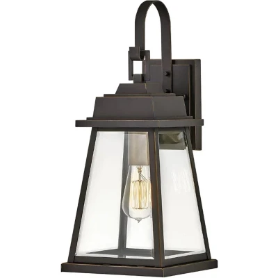 Afbeelding van Hinkley LED Wand Buitenlamp Bainbridge 1X E27 Max 60W IP44 Dimbaar Oil Rubbed Bronze