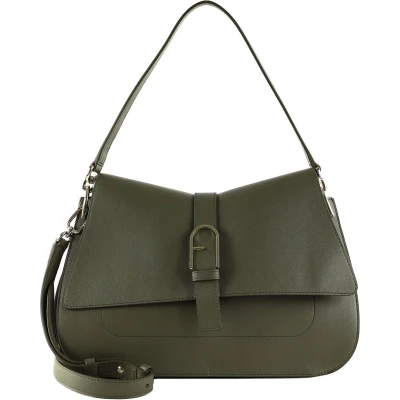 Afbeelding van Furla FLOW TOP Handle Handtas, Dames, Maat: One Size, Sage