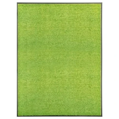 Afbeelding van Deurmat wasbaar 90x120 cm groen