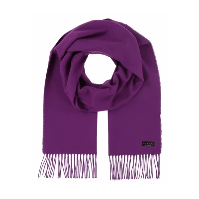 Afbeelding van Fraas Cashmink MADE IN Germany Sjaal, Dames, Maat: One Size, Royal purple