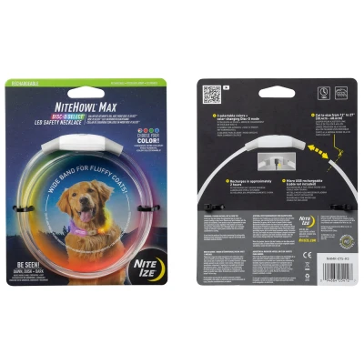 Afbeelding van Nite Ize NiteHowl Max Led halsband Oplaadbaar Disco Huisdieren Honden