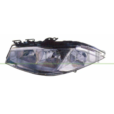Afbeelding van PRASCO RN4204904 Koplampen Links H1, H7 Transparent voor rechtsrijdend verkeer Met lamphouder Zonder afregelmotor LWR RENAULT: MEGANE 2 Kombi