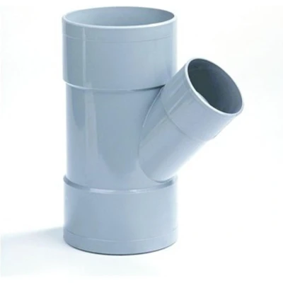 Afbeelding van PVC T stuk 45 graden, 110 x 40 mm (3