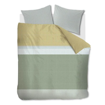 Afbeelding van Beddinghouse Bernou Dekbedovertrek Extra breed 260x200/220 cm Groen