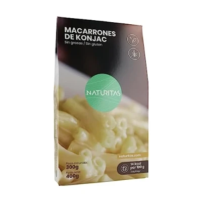 Afbeelding van Macaroni Konjac 400 g Naturitas Essentials meel veganistisch glutenvrij en lactosevrij