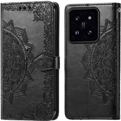 Afbeelding van imoshion Hoesje Geschikt voor Xiaomi 14T Met Pasjeshouder Luxe Bookcase Zwart
