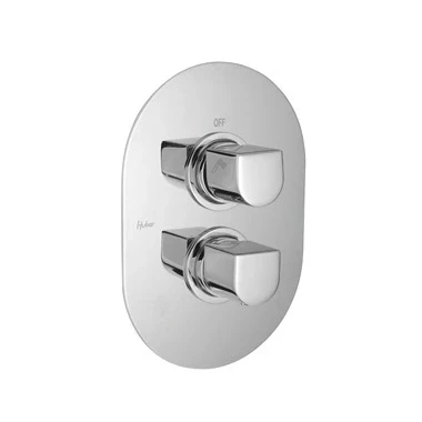 Afbeelding van Huber Icon inbouw douche thermostaatkraan chroom 887.05H.CR