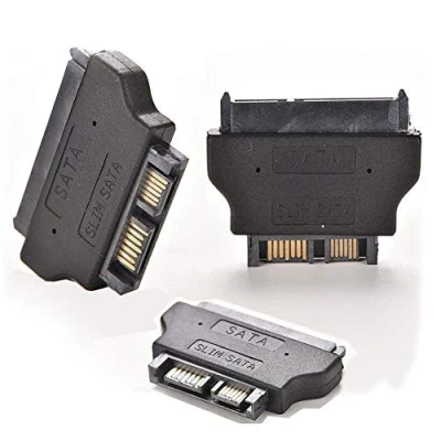 Afbeelding van KALEA INFORMATIQUE 22 punts SATA converter (15+7) vrouwelijk naar mini SlimSATA mannelijk