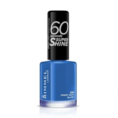 Image de Rimmel 60 Seconds Super Shine Vernis à ongles Danny Boy Blue 8 ml