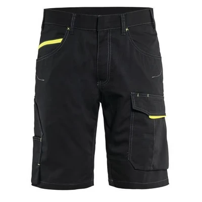 Image de Short services noir/jaune fluorescent
