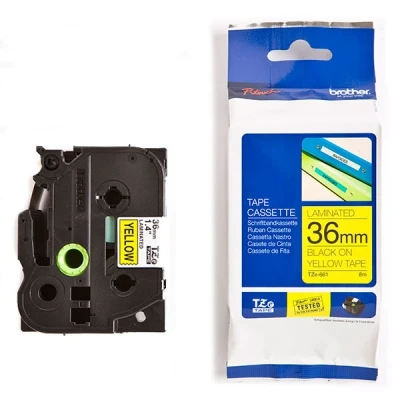 Image de Brother Rouleau (3,6 cm x 8 m) 1 cassette(s) ruban laminé pour P Touch PT 3600, 530, 550, 9200, 9400, 9500, 9600, 9700, 9800, D800, E800, P900, P950
