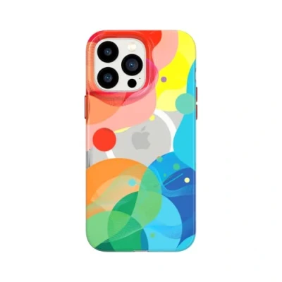 Afbeelding van tech21 iPhone 14 Pro Max Evo Art compatibel met MagSafe telefoonhoes exclusieve illustratie, krasbestendigheid en valbescherming van 3,6 m