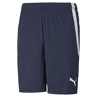 Afbeelding van Puma teamLIGA Shorts Heren sportbroek Peacoat White