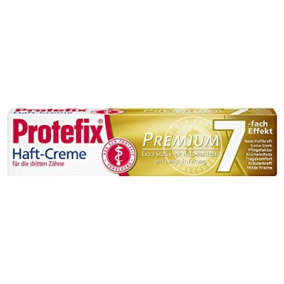 Afbeelding van Protefix Hoogwaardige kleefcrème met 7 effecten, voor tandprothesen meer veiligheid de hele dag, 1 x 47 g